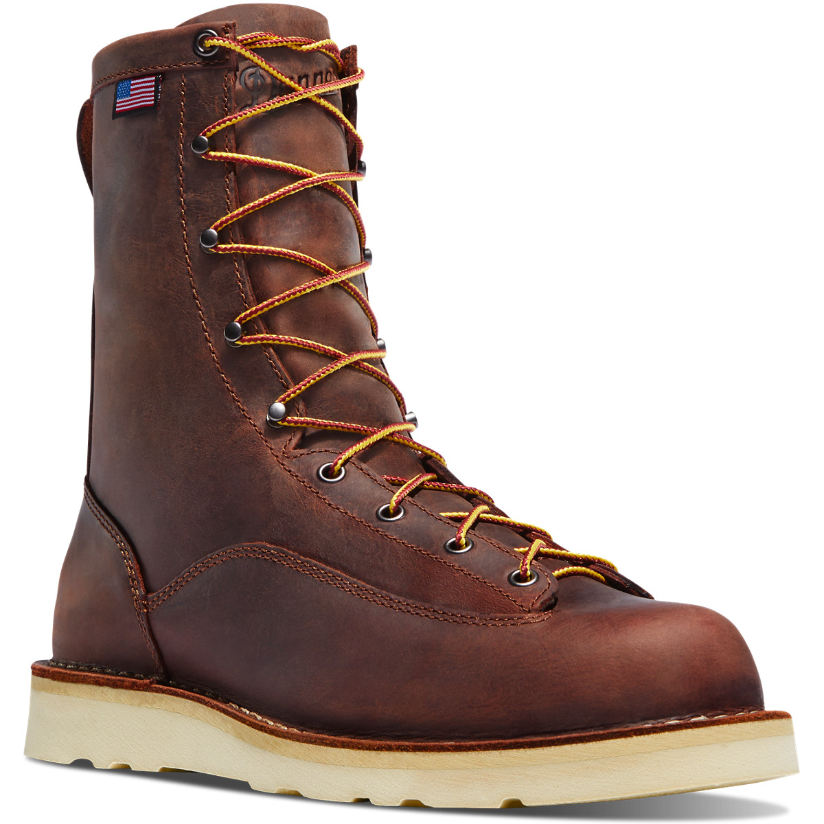 Botas De Trabajo Danner Hombre Mexico - Bull Run 8 Marrom - NKHSJ8509